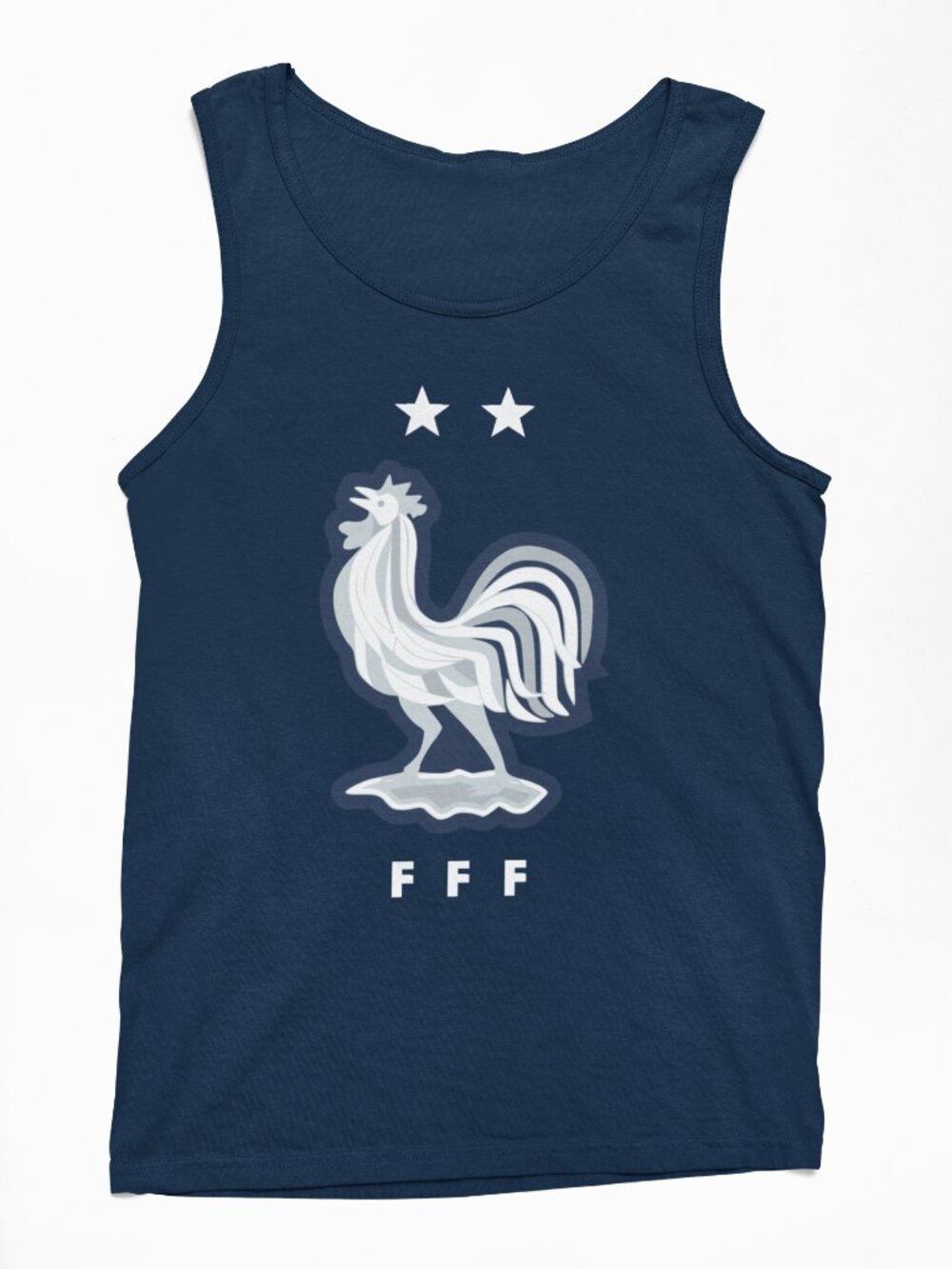 NEW France Soccer Jersey Logo Tank Top NAVY